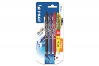 PILOT Frixion Clicker + Light 0.35mm, BL-FR7-BT, assortiert 4 Stck.