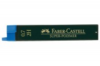 FABER-CASTELL Minen  2H, 120712, 0,7mm  12 Stück