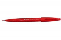 PENTEL Brush Sign Pen, SES15C-B, rot