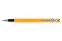 CARAN D'ACHE Füllfederhalter 849 EF orange fluo lackiert, 842.030