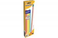 BIC Bleisift Evolution Stripes, 8960342, sechskant-Mine ass.