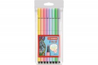 STABILO Fasermaler Pen 68, 68/801, Etui, 8 Pastell