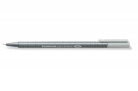 STAEDTLER Triplus Fineliner 0,3mm silbergrau, 334-82