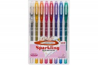 UNI-BALL Signo Sparkling, UM120SP.8, 8 Farben Etui