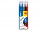 PILOT Refill FriXion Refill 3x blau, 2x rot, 1x schwarz, BLS-FR7-S