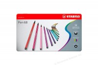 STABILO Fasermaler Pen 68, 6850-6, 50er Etui