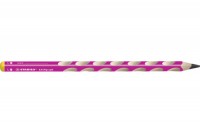 STABILO Bleistift EASYgraph, 321/01HB6, Linkshänder pink