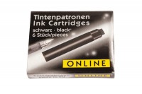 ONLINE Tintenpatronen Standard black 6 Stück, 17022/12