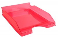 EXACOMPTA Briefkorb Ecotray A4+, 12354D, himbeer-transp.