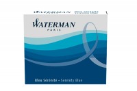 WATERMAN Tintenpatronen, S0110950, blau  6 Stück