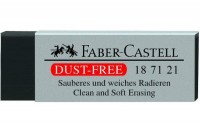 FABER-CASTELL Kunststoffradierer DUST-FREE, 187121, schwarz